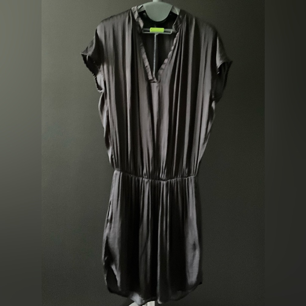 EUC Black Satin Dress